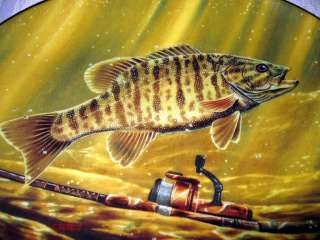 ED TOTTEN Freshwater Fish SMALLMOUTH BASS Plate MIB/COA  