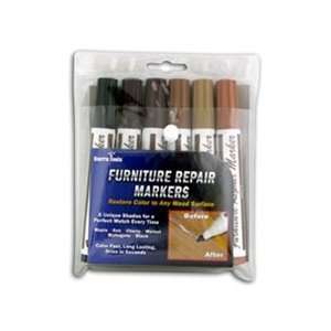   of 6 Assorted Furniture Repair Markers Stain Scratch Floor Pens  