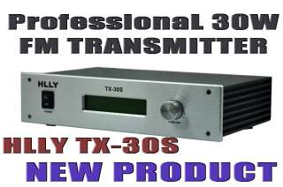 TX 30S 30W FM TRANSMITTER FOR PROFESSION RADIO STATION  