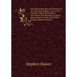  . Works of the Most Eminent Biblical Writers Stephen Hawes Books