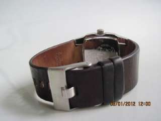   DZ 1090 Mens Brown Smooth Leather Band Brown Dial 37mm Watch  
