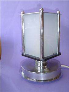   / Bakelite Table Lamp Frosted Glass Shade C.1930s RARE   
