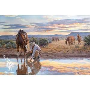 Tim Cox   Reflections of a Passing Day Artists Proof Canvas
