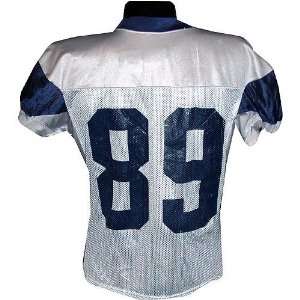 Tony Curtis #89 2008 Cowboys Game Used White Practice Jersey (Tagged 