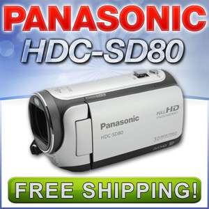 Panasonic HDC SD80 42X HD Camcorder (Silver) New 885170040274  