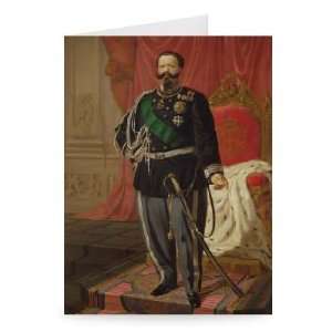  Portrait of Victor Emmanuel II of Italy (oil   Greeting 