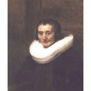 Oil Painting Portrait of Margeretha de Geer Rembrandt van Rijn Hand 