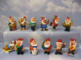 RARE Complete Set Of Toy Gnomes Toys Very Detailed  