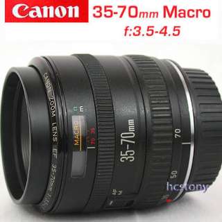 nice canon 35 70mm auto focus macro zoom lens excellent wide angle 