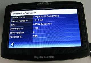 Magellan RoadMate 1412 Car GPS Receiver NO BOX WORKS 763357120653 