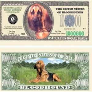  Set of 5 Bills Bloodhound Dog Bill Toys & Games