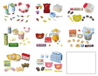 MEGAHOUSE Miniatures Panda Bear Candy and Snacks (Full Set No. 1 8 