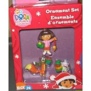   the Explorer 3 pc Ornament Set   Dora   Boots   Swiper Toys & Games