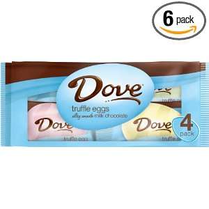 Dove Silky Smooth Truffle Eggs, Milk Chocolate, 3.6 Ounce Packages 