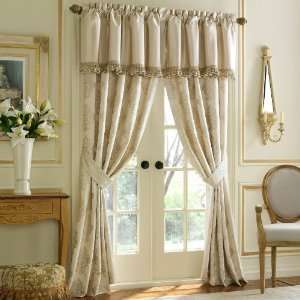    Waterford~DUNLOE PLATINUM~Pole Top Drapes~New 