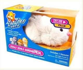 New Zhu Zhu Pets Hamster Toy Chunk Go Go +Gift Box  