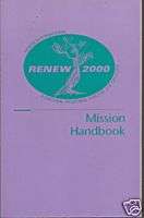 Renew 2000 Mission Handbook A Pastoral Response VGC  