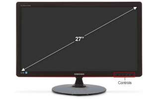 Samsung S27A350H 27 Class Widescreen LED HD Monitor   1920 x 1080, 16 