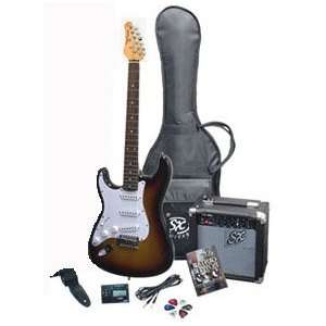 Handed 3 Tones Electric Guitar Package with Full Size Electric Guitar 