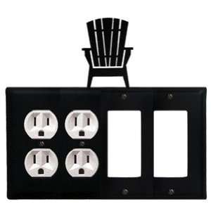   Adirondack   Double Outlet, Double GFI Electric Cover