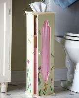 Butterfly Rose Bird Toilet Paper Holder Tissue Tower TP  