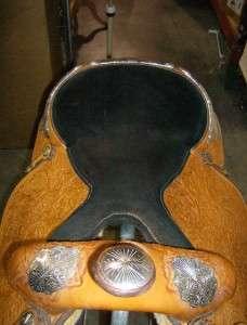Used Big Horn Show Saddle 16 Silver FREE Headstall  