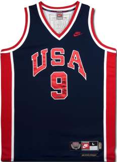 MICHAEL JORDAN Signed 1984 USA Basketball Jersey   Upper Deck 