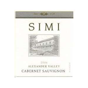  Simi Cabernet Sauvignon 2006 750ML Grocery & Gourmet Food