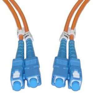  SC / SC, Multimode, Duplex Fiber Optic Cable, 62.5/125, 15 