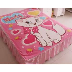  Disney Marie Cat Bed Sheet Fleece Blanket Cover Throw 