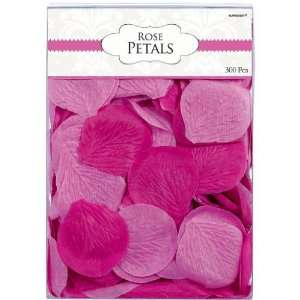  Rose Flower Fabric Petals   Bright Pink Toys & Games