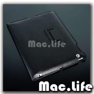 Black Slim Leather Case Cover for Apple iPad 2 3G Wifi  