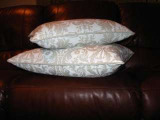 Custom Designer Pillows Chris Stone Pattern Damask Linen Highest 