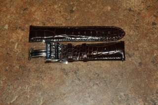 Jacob & Co Louisiana Alligator Leather Strap with deployed buckle 