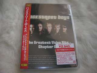 BACKSTREET BOYS the greatest video hits Japan DVD SEAL  