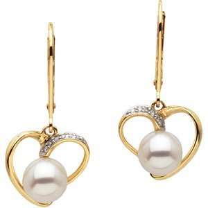  Designer Jewelry Gift 14K Yellow Gold Freshwater Cultured Pearl 