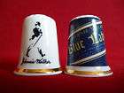 Johnnie Walker Blue Label Whisky (Gold Gilded) Collectors Thimble