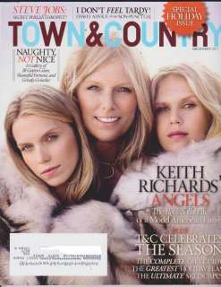   Country Magazine (December 2011) Keith Richards Angels / Patti Hansen