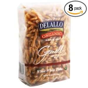 Delallo Gemelli Whole Wheat Pasta, 16 Ounce (Pack of 8)  