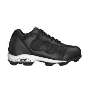  3N2 6725 01 Mens Motivate Mid Softball Shoes in Black 