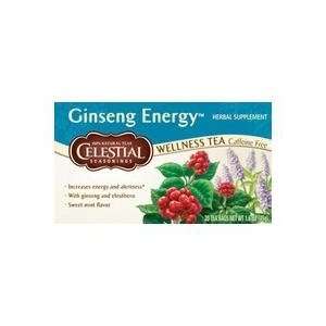 Celestial Seasonings Ginseng Energy Herb Grocery & Gourmet Food