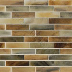   Brown Bathroom Frosted Glass Tile   17732