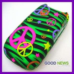 for Virgin Mobile Kyocera S2100   Green Peace Zebra Hard Case Phone 