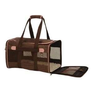 Sherpa 55   X Original Deluxe Pet Carrier in Brown with Pink Trim Size 