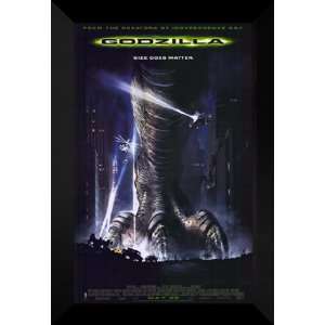  Godzilla 27x40 FRAMED Movie Poster   Style B   1998