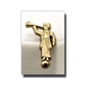 Angel Moroni Value Tie Tack (Gold)   Gold Color Angel Moroni Lapel Pin 