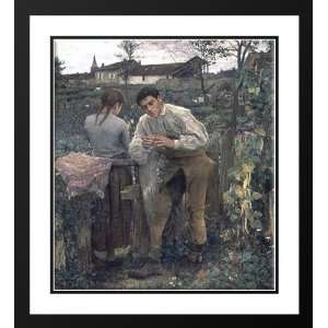  Lepage, Jules Bastien 28x32 Framed and Double Matted Rural 