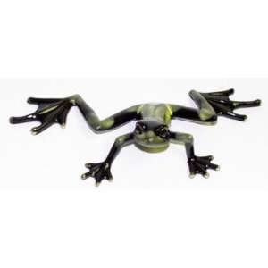  Green/Black Frog ~ 10.75 x 5.5 Inch