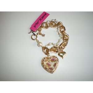 Betsey Johnson Heart Bracelet