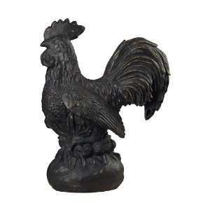  Rooster Braysford Black Sculpture 93 9140